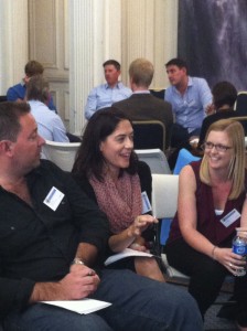 Casey hams it up at London AdventureConnect