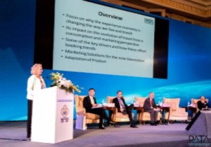 PATA Regional Director for EMEA, Daniela Wagner, providing the keynote speech on "Tourism and the Experience Economy" at the 9th UNWTO/PATA Forum on Tourism Trends and Outlook in Guilin, China.