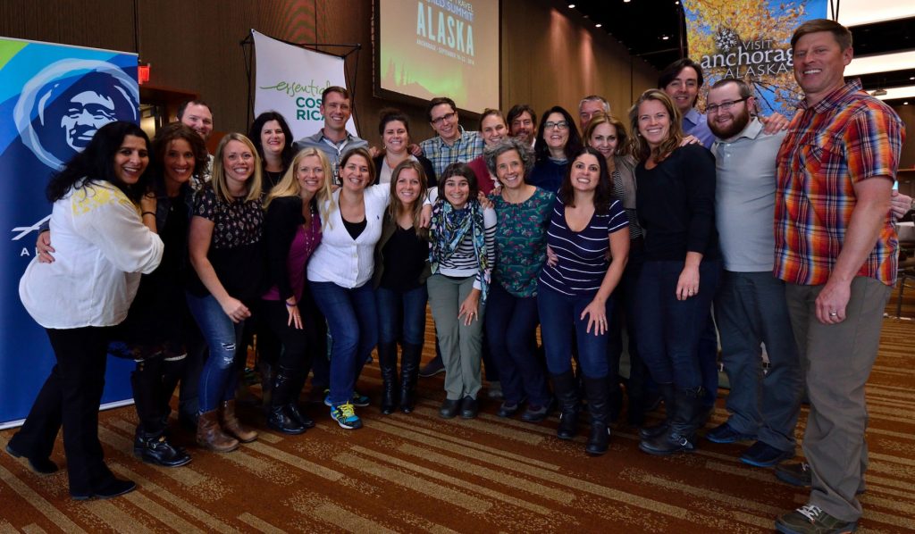 The ATTA team at Adventure Travel World Summit in Alaska decided together to address gender issues within the organization. © ATTA / Juno Kim